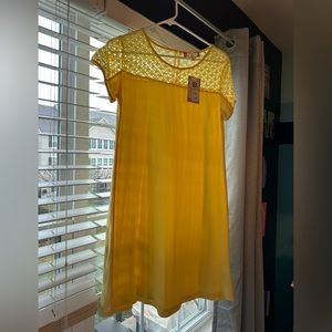 sunny yellow t shirt dress